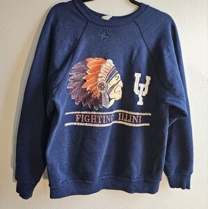 VERY soft vintage UI sweatshirt Navy Blue size L/XL